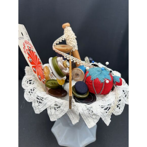 All Vintage Sewing Assemblage Sewing Room Seamstress Gift Decor - Picture 5 of 7